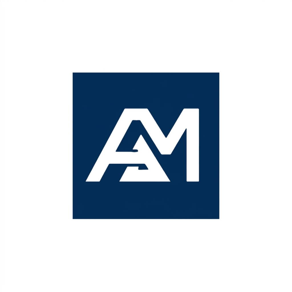 AM monogram logo